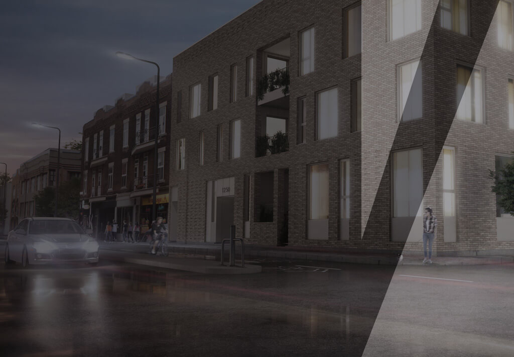 Projet de multilogement contemporain à Montréal